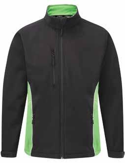 Bottle/Black Black/Lime Graphite/Black 4280 Two Tone Softshell Jacket 3180 Two Tone Fleece The Two Tone range allows colour to be added to