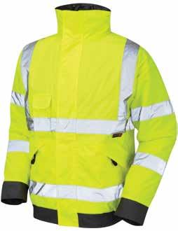 JACKET Product code: 6800-65 A multi-functional hard wearing work jacket Available in high visibility yellow and orange Adjustable waistband and cuffs Action back for ease of movement Covered, full
