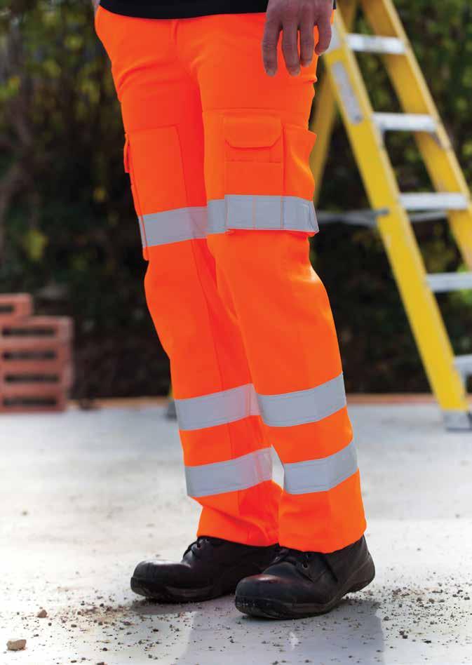 HI-VIS Yellow Orange * HI-VIS VULTURE BALLISTIC TROUSER This is the most competitive accredited trouser in the market Product code: 6900-15 Best selling, multi functional, hardwearing trouser The