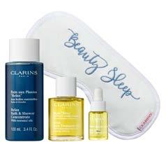 02 clarins body Signature Body Treatments (90 mins) Clarins Tri-Active Body Treatments combine high-performing plant extracts with the power of manual massage movements to provide a targeted, made to