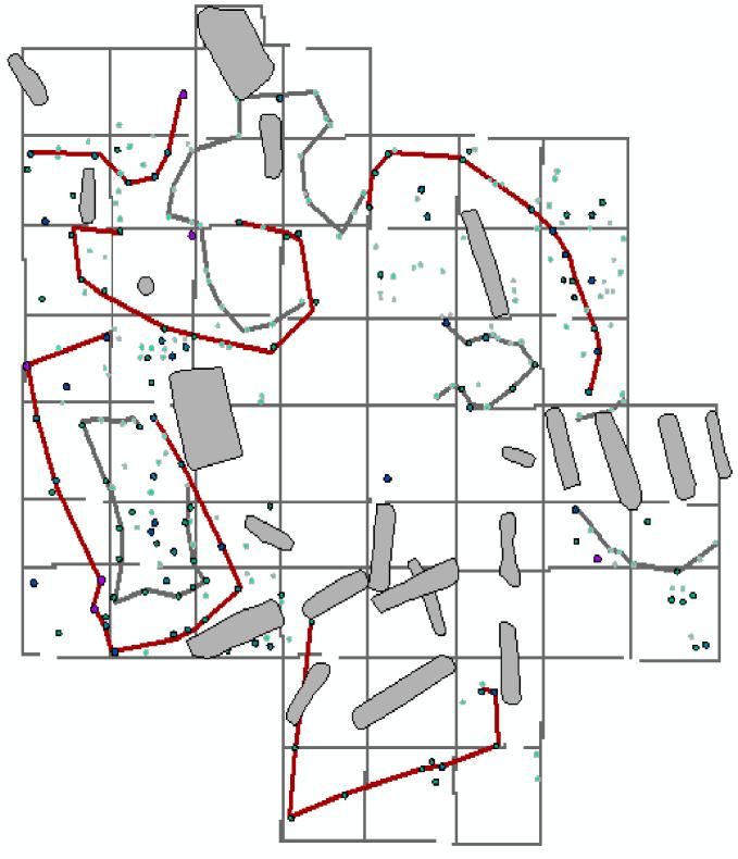 Figure 9. Layer 5.1 Figure 10. Layer 4.8 (Digitized from Boyd et al. 2009). (Digitized from Boyd et al. 2009). Layer 4.8 More structures are apparent in layer 4.