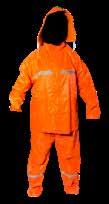 Lime Green Orange WADER SUIT Size: 5-12 400g PVC With or without steel toe