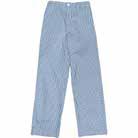 White Royal Blue Trouser: Elasticated waist no zip Inside pocket CHEF TROUSER Size:
