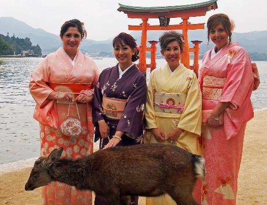 <"Kimono" Dress-up experience> Miyajima Island sightseeing plan with rental kimono of high quality Kimono(October - May) Yukata(May - September) It can also be used by groups OUTLINE Advance