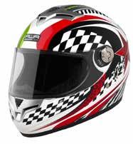 HEET AWATECH FU FACE F-FACE Full face helmet made of AB material - Air intakes on top and front - Removable hypoallergenic inner lining - izes: from to X - ECE 22.