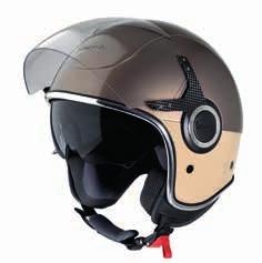 HEET VJ Jet helmet in AB material with double visor - Breathable, removable and washable inner lining -