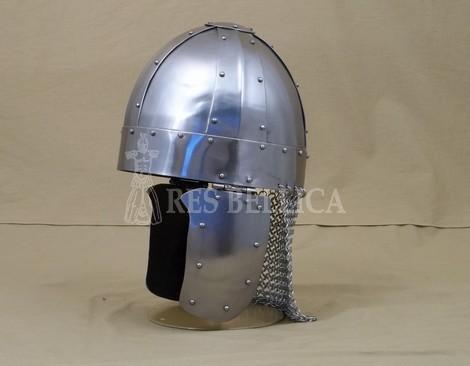Page: 17 SPANGENHELM TYPE LEIDEN 3rd-4th century CE Manufacturer Deepeeka Exports Ltd India SKU: ME-RTU790D Price: 79,00 SPANGENHELM TYPE LEIDEN Spangenhelm type Leiden, 4th - 5th century AD 1 mm