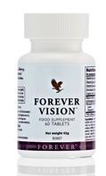 Nutritional Supplements Forever Vision Forever Vision is a food supplement containing bilberry, lutein, zeaxanthin and other nutrients.