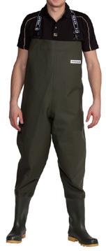 OCEAN WADER WITH STUDDED SOLE Heavy Duty PVC Thigh Wader with Studded Sole.