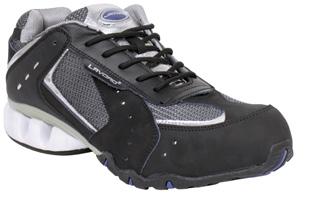 FW-BX-331 UNISEX SILVER SAFETY TRAINER Composite Toe Cap & Kevlar Protective Inserts Nubuck Leather & Textile Unisex Trainer to EN0345 S1P.