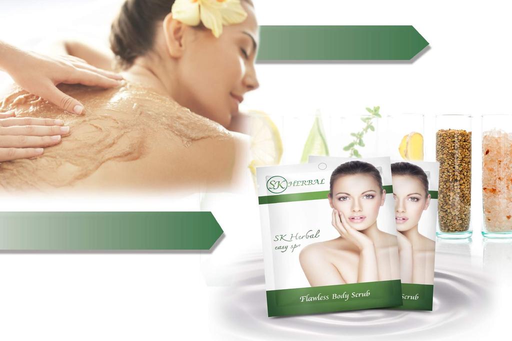 Flawless Body Scrub Special properties The SK Herbal Advanced Whitening Body Scrub is an innovative formulation for a complete body care.