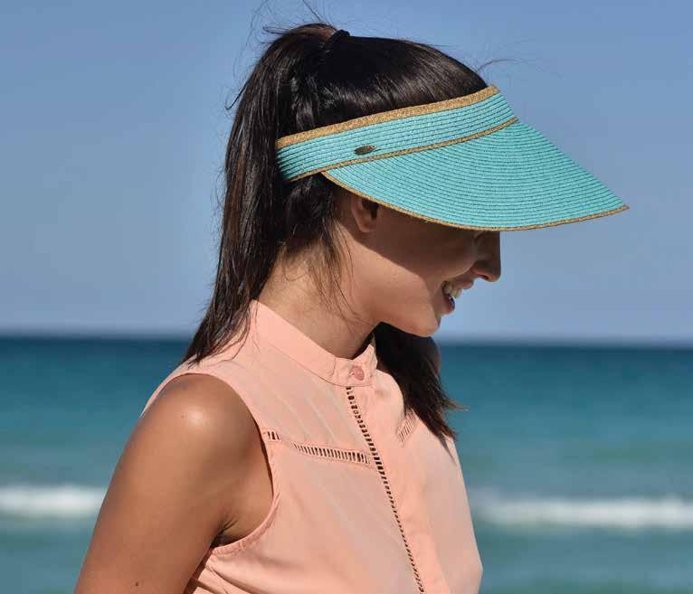 Nothing says sophisticated, but still full of wanderlust, like a simple, elegant visor for the sunniest of days.