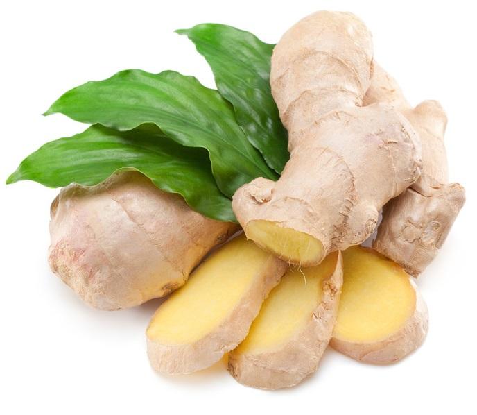 Crush a medium sized piece of ginger root to make a thick puree and steep it in a cup of hot water for 15 minutes. Strain this liquid and use it to massage your feet at night before going to bed.