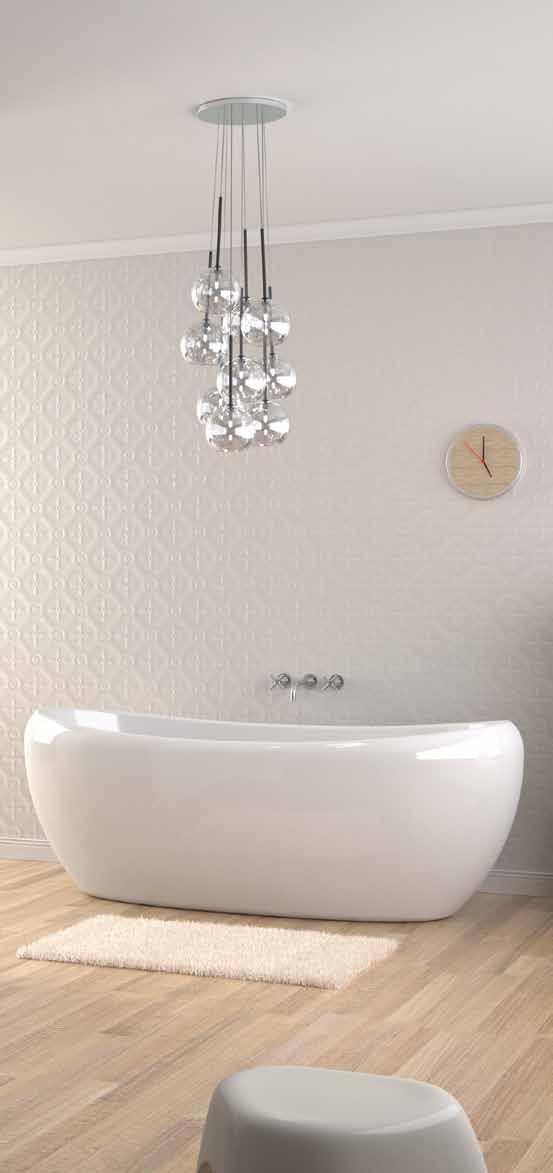 Baths The Caroma Pearl range is beautiful, sophisticated and