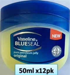 85 w/s Min of 3 Vaseline P/Jelly 50ml