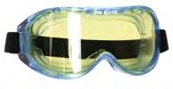 types of environments PW SG 100 CLEAR GOGGLE/60305 Standard COLOURS: Clear Flexible frame