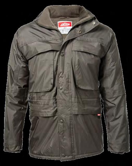Storage Slanted Welt Pockets For Essential Storage Deep Waist Pockets Storm Cuffs With Concealed Rib PARKA JACKET/26006 PVC Coated Water Resistant