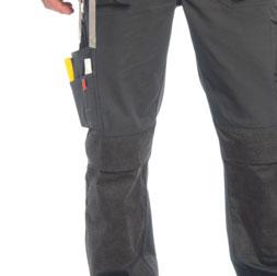 54 STYLE / Work trousers made of resistant polyester-cotton, with a wide range of multi-purpose pockets for various uses.