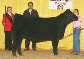 Craft Juanada 316-212 Sold as Lot 5 in the 2012 sale Reserve Grand Champion Owned Female, 2013 Kansas Angus Futurity Junior Show; Calf