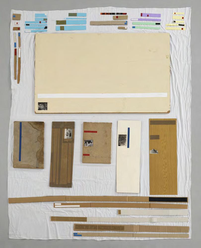 Lay Out n 11, 1993 Cardboard, wood, tape,