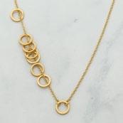 Multi Ring Necklace.