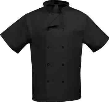 NEW C10F 10 Button French Knot Classic chef coat style