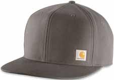 Grayling Cap 103458 100% cotton washed canvas with 100% polyester mesh back Carhartt Force sweatband fights odors and FastDry technology wicks away sweat for comfort Structured, high-profile cap with