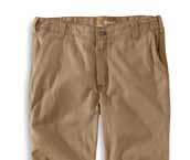 WORK PANTS & SHORTS Rugged Flex Rigby Straight-Fit Pant 102821 8-ounce, 98% cotton/2% spandex canvas Rugged Flex durable