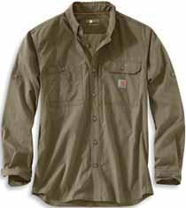 center back facilitates flow-through ventilation Two easy-entry chest pockets Carhartt label sewn on left-chest pocket Carhartt Force labeling at inner back neck Replaces 101178 Imported 412 253 066