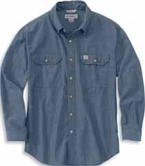 WOVEN SHIRTS Rugged Flex Rigby Long-Sleeve Work Shirt 103321 RELAXED FIT 7.