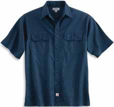 S200-256/Dark Tan Chambray S200-499/Denim Blue Chambray TALL Twill Short-Sleeve Work Shirt S223 5.