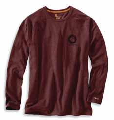 KNIT SHIRTS Force Cotton Delmont Long-Sleeve Graphic T-Shirt 103306 RELAXED FIT 5.