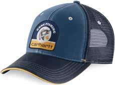 Silvermine Cap 103065 100% cotton washed canvas with 100% polyester mesh back Carhartt Force sweatband fights odors and FastDry technology wicks away sweat for comfort Structured, medium-profile cap