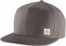 ACCESSORIES Ashland Cap 101604 100% firm hand cotton duck Carhartt Force sweatband fights odors and its FastDry technology wicks away sweat for comfort Structured, high-profile cap with flat brim