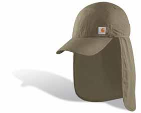 Force Mandan Cap 101601 72% cotton/28% nylon ripstop fabric Carhartt Force fabric with FastDry technology wicks away sweat for comfort Stain Breaker technology releases stains Carhartt Force