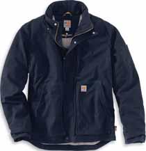 labels sewn on left chest pocket Meets the performance requirements of NFPA 70E and is UL Classified to NFPA 2112 Imported 410 211 102182-410/Dark Navy 102182-211/Carhartt Brown TALL CAT 2 ATPV