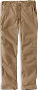 pocket Stronger sewn-on-seam belt loops Left-side hidden secure zipper pocket Tapered leg opening Imported 029 253