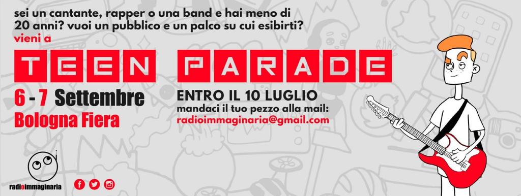 Teen Parade (2017) Client: Radioimmaginaria www.radioimmaginaria.