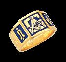 Blue, Red or Onyx Available for Any Stone Top Ring MASTER MASON RINGS Prices based on $1250 Gold. Fluctuations in the market will affect pricing. Call for current quote.