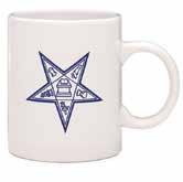 $7.00 GM-SH Shrine 11oz $7.00 White Coffee Mug Blue 2B1 ASK1 J-G2B 11oz $6.