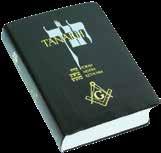 00 Tanakh - Torah, Nevi m & Kethuvim - Jewish Scriptures - Masonic Emblem on Cover - No Other Masonic References - Black Leather-flex Cover H-30 5¼ x 7½ x 1 $65.