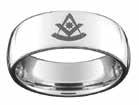 $35.00 Masonic 12MM High Polish SIZES: 8-14