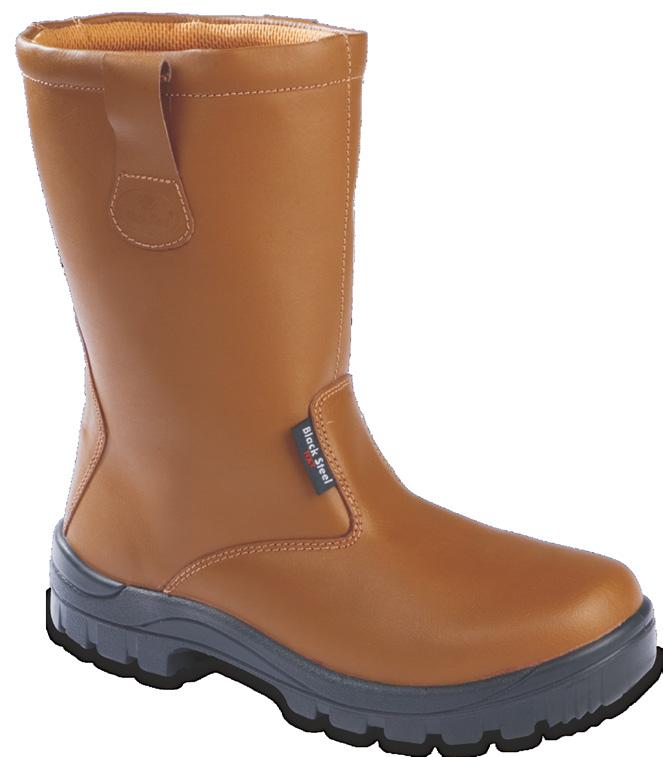 9054 EN ISO 20345 S1P SRC WELDERS Upper: Chrome Tanned Buff Printed Leather Lining: Cambrell Laminated with Foam