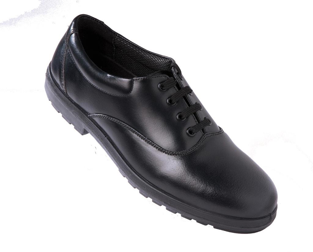 Executive Women ES 01 Oxford Upper: Full Grain Smooth leather Lining: Breathable Textile for better comfort Toe Cap: 200Joules Steel Insole: Moulded EVA with