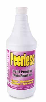 Leaves little to no residue behind, has very low odor and does not contain ammonia Safe on carpets and fabrics Very effective on urine stains No water extraction needed ph: 5-6 Packaging: 12x1Q 3508