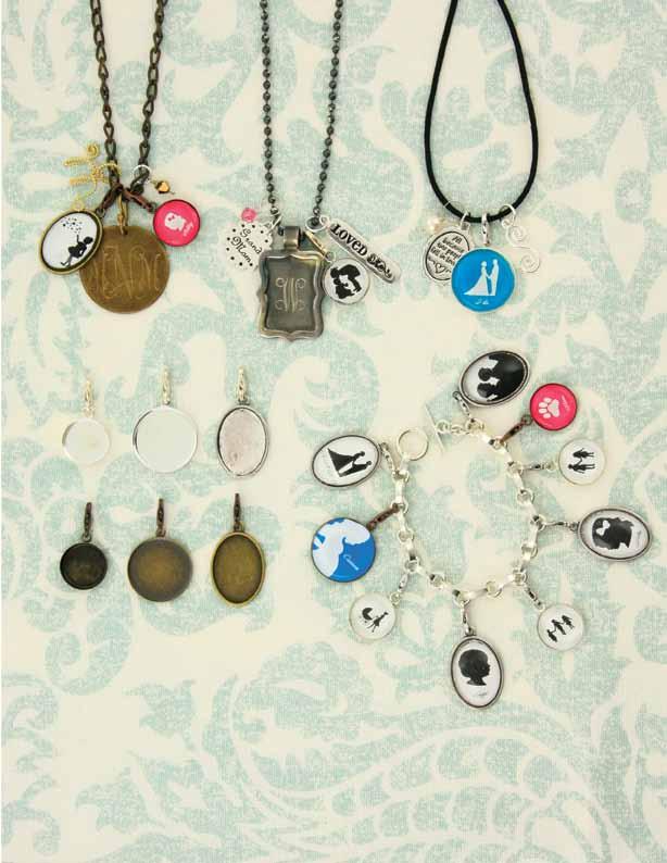 Available Charm Styles a. b. c. d. e. f. Vintage Silhouettes Capture your moments and memories with our timeless Silhouette Collection.