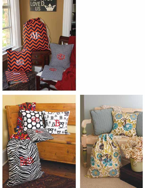 Personalize Your Space! These fabulous throw pillows, binder covers, and laundry bags are the perfect gift and accessory for a teen s bedroom, for a recent graduate, and a college dorm room.