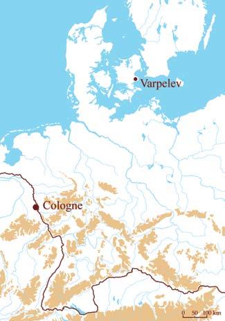 xvii romec zagreb 2010 radovi proceedings akten Fig. 1. Location of Varpelev on East Zealand, Denmark. Roman Iron Age and of the longest duration.