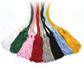 The Tassel color options are Gold, White, Black, Red or Royal Blue.