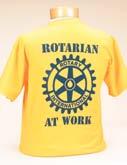 Buy 12 $26.95 ea. Buy 25 $25.45 ea. Buy 50+ $23.95 ea. J. RTEE5 Gold Rotarian at Work T-Shirt Pre-shrunk 6.
